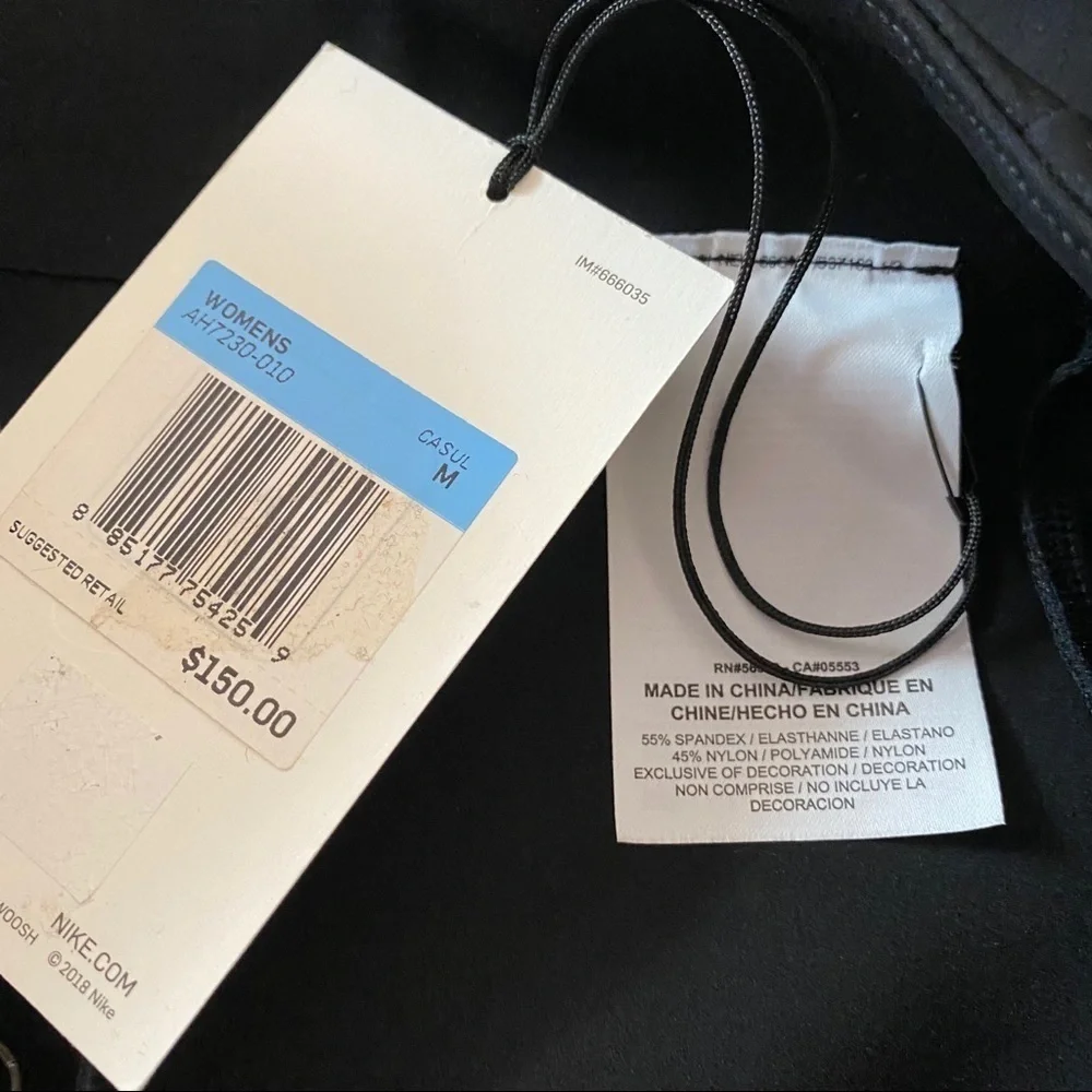 NIKE sz M City Ready Black Trouser AH7230 Jogger